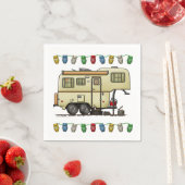 Serviette En Papier Camper 5e roue Scamp Camper RV heureux camper (En situation)