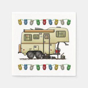 Serviette En Papier Camper RV Scamp Fifth Wheel