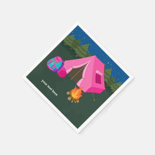 Serviette En Papier Camping (Coin)