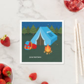 Serviette En Papier Camping (En situation)