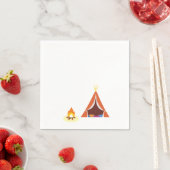 Serviette En Papier Camping à thème Anniversaire serviettes (En situation)