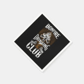 Serviette En Papier Camping Bonfire Drinking Club Campfire Drunk Alcoh (Coin)