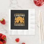 Serviette En Papier Camping et boisson (En situation)
