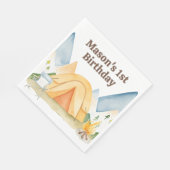 Serviette En Papier Camping fête d'anniversaire Napkin (Coin)