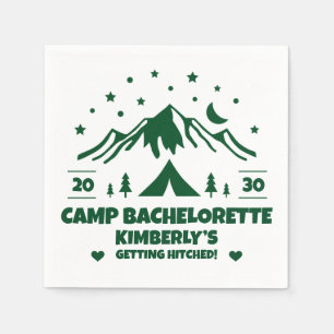 Serviette En Papier Camping Mariée Bachelorette Party