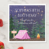 Serviette En Papier Camping pour filles