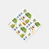 Serviette En Papier Camping Tente Anniversaire Fête (Coin)