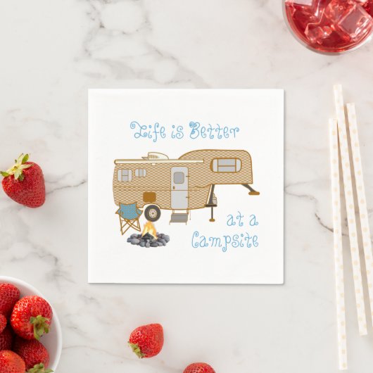 Serviette En Papier Camping Vie dire 5e roue RV Camper (En situation)
