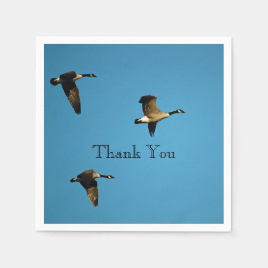 Serviette En Papier Canadian geese (Devant)
