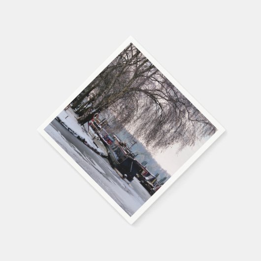 SERVIETTE EN PAPIER CANAL D'HIVER (Coin)