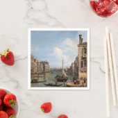 Serviette En Papier Canaletto Vue sur le Grand Canal (En situation)