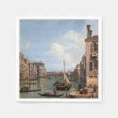 Serviette En Papier Canaletto Vue sur le Grand Canal (Devant)
