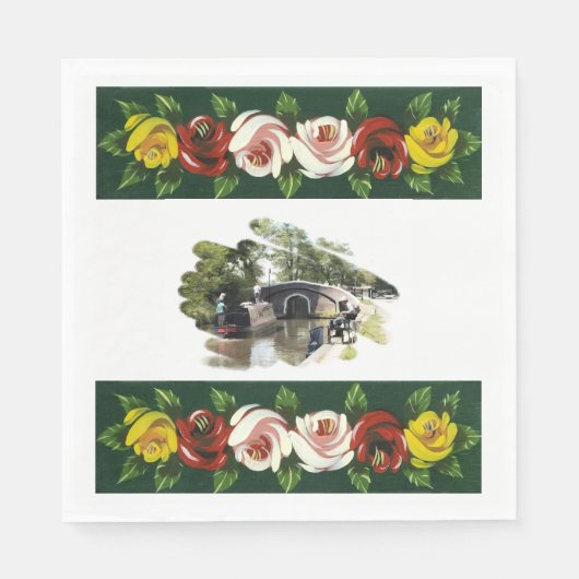 SERVIETTE EN PAPIER CANALS (Devant)