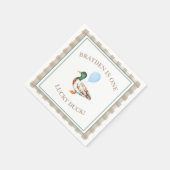 Serviette En Papier Canard Anniversaire Napkin (Coin)