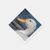 Serviette En Papier Canard blanc (Coin)