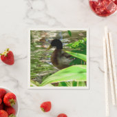 Serviette En Papier Canard Cocktail Papier de table (En situation)