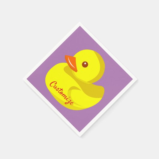 Serviette En Papier Canard en caoutchouc mou Thunder_Cove (Coin)