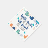 Serviette En Papier Canards amusants et canons flottants en quack Conc (Coin)
