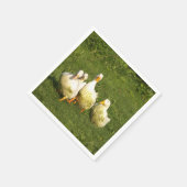 Serviette En Papier canards, vivants, prairies, animaux, ferme, vie ru (Coin)