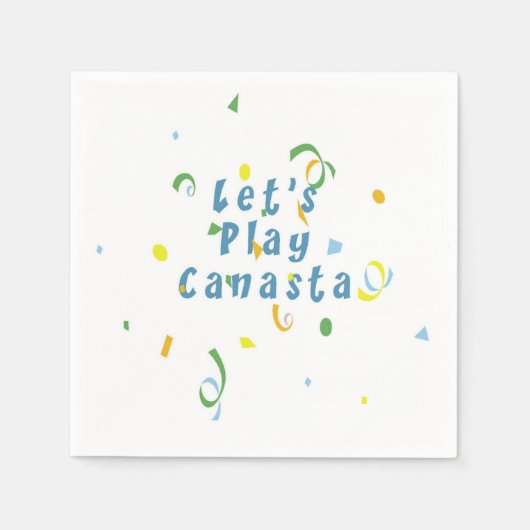 Serviette En Papier Canasta Napkins (Devant)