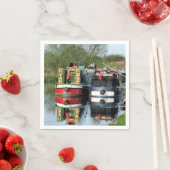 SERVIETTE EN PAPIER CANAUX (En situation)