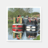 SERVIETTE EN PAPIER CANAUX (Devant)