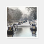 SERVIETTE EN PAPIER CANAUX (Devant)