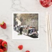 SERVIETTE EN PAPIER CANAUX (En situation)