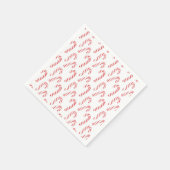 Serviette En Papier Candy Cane Festive Christmas (Coin)