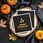 Serviette En Papier Candy Corn Bonne fête d'Halloween