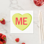 Serviette En Papier Candy Heart - MOI (En situation)