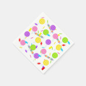 Serviette En Papier Candy Sweet Traitements et Lollipops Papier servie (Coin)