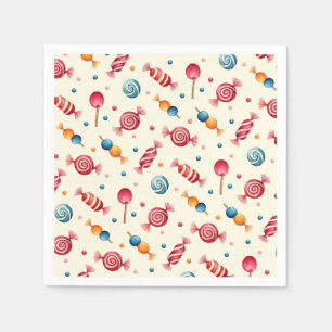 Serviette En Papier Candy Wonderland