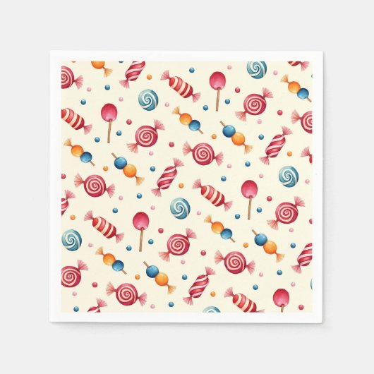Serviette En Papier Candy Wonderland (Devant)