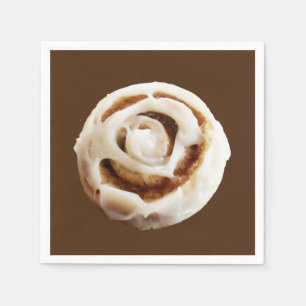 Serviette En Papier Cannelle Bun avec glace