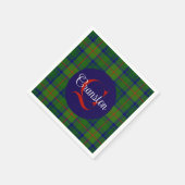 Serviette En Papier Canstoun Monogrammé (Coin)