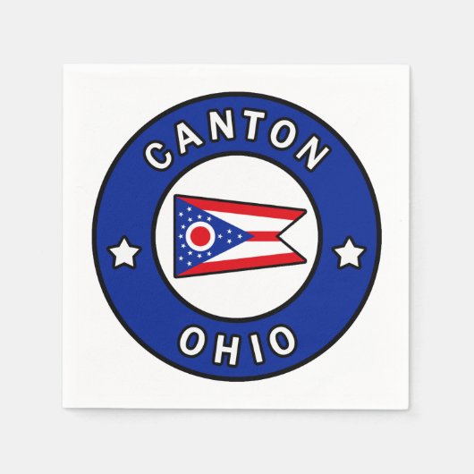 Serviette En Papier Canton Ohio (Devant)