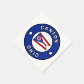 Serviette En Papier Canton Ohio (Coin)