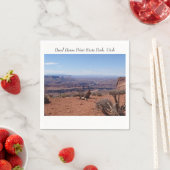 Serviette En Papier Canyons à Dead Horse Point State Park (En situation)