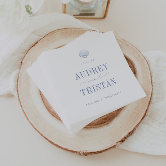 Serviette En Papier CAPE COD Mariage côtier