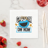 Serviette En Papier Capitaine Cookie Monster (En situation)