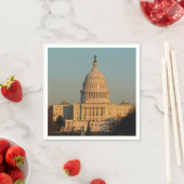 Serviette En Papier Capitol à Noël Washington DC Holiday (En situation)