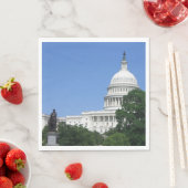 Serviette En Papier Capitol Building à Washington DC (En situation)