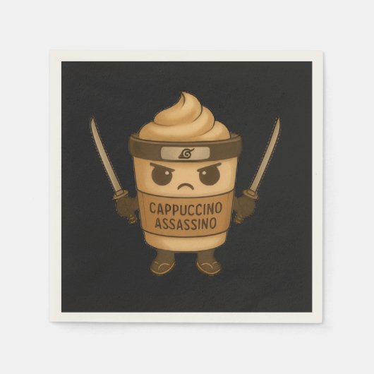 Serviette En Papier Cappuccino Assassino (Devant)
