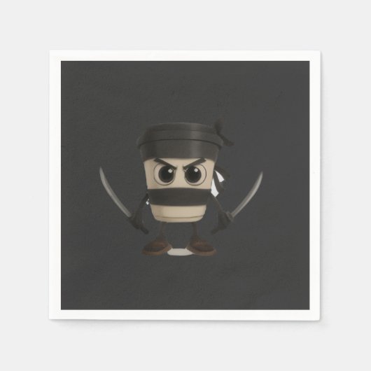 Serviette En Papier Cappuccino Assassino (Devant)