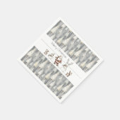 Serviette En Papier Caprice sous les pins (Coin)