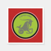 Serviette En Papier Capricorne Papier Napkin (Devant)