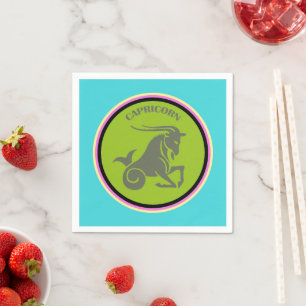 Serviette En Papier Capricorne Papier Napkin