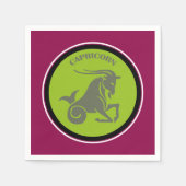 Serviette En Papier Capricorne Papier Napkin (Devant)