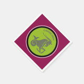 Serviette En Papier Capricorne Papier Napkin (Coin)